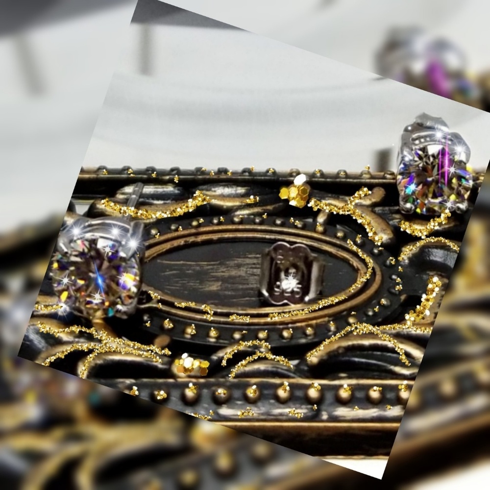 💎HP! NEW! '2CTTW'(1CTea) AUTH MOISSANITE STUDS 💎 - Picture 4 of 5